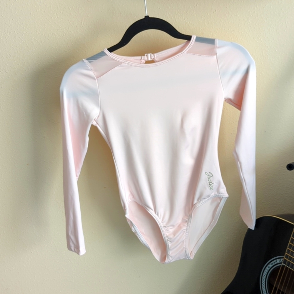Pink leotard